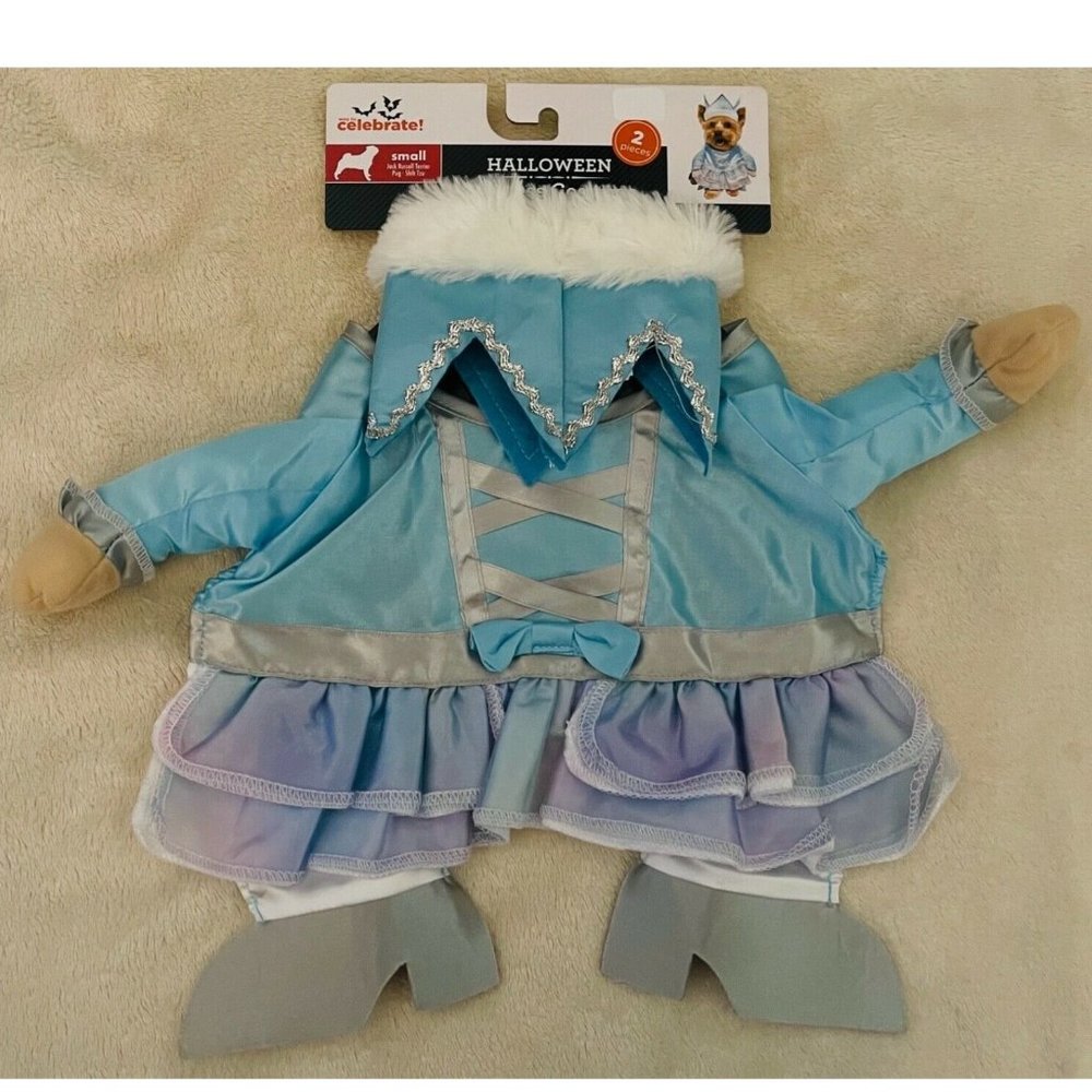 Dog Halloween Costume PRINCESS Crown Size Small Large Royalty Queen Elsa NWT